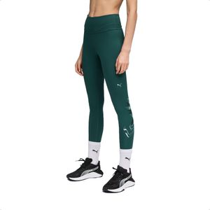 Calza 7/8 Puma Green Terrains Graphic Training