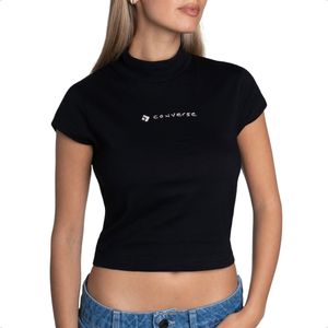 Remera Crop Converse Logo Draft Mujer