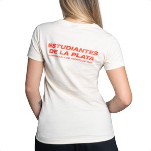 Remera Ruge Estudiantes La Plata 2026 Mujer Urbano