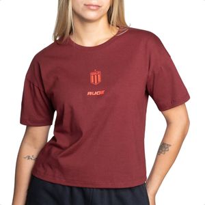 Remera Crop Ruge Estudiantes La Plata 2026 Mujer Urbano