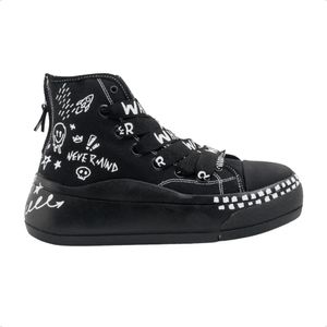 Zapatillas Con Plataforma 47 Street Graff Urbano Mujer