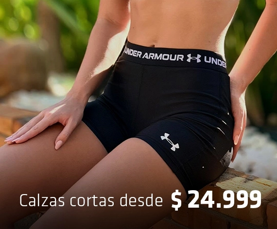 Calzas cortas de mujer para running y entrenamiento. Diseños deportivos y cómodos para acompañarte en cada movimiento y mejorar tu rendimiento.
