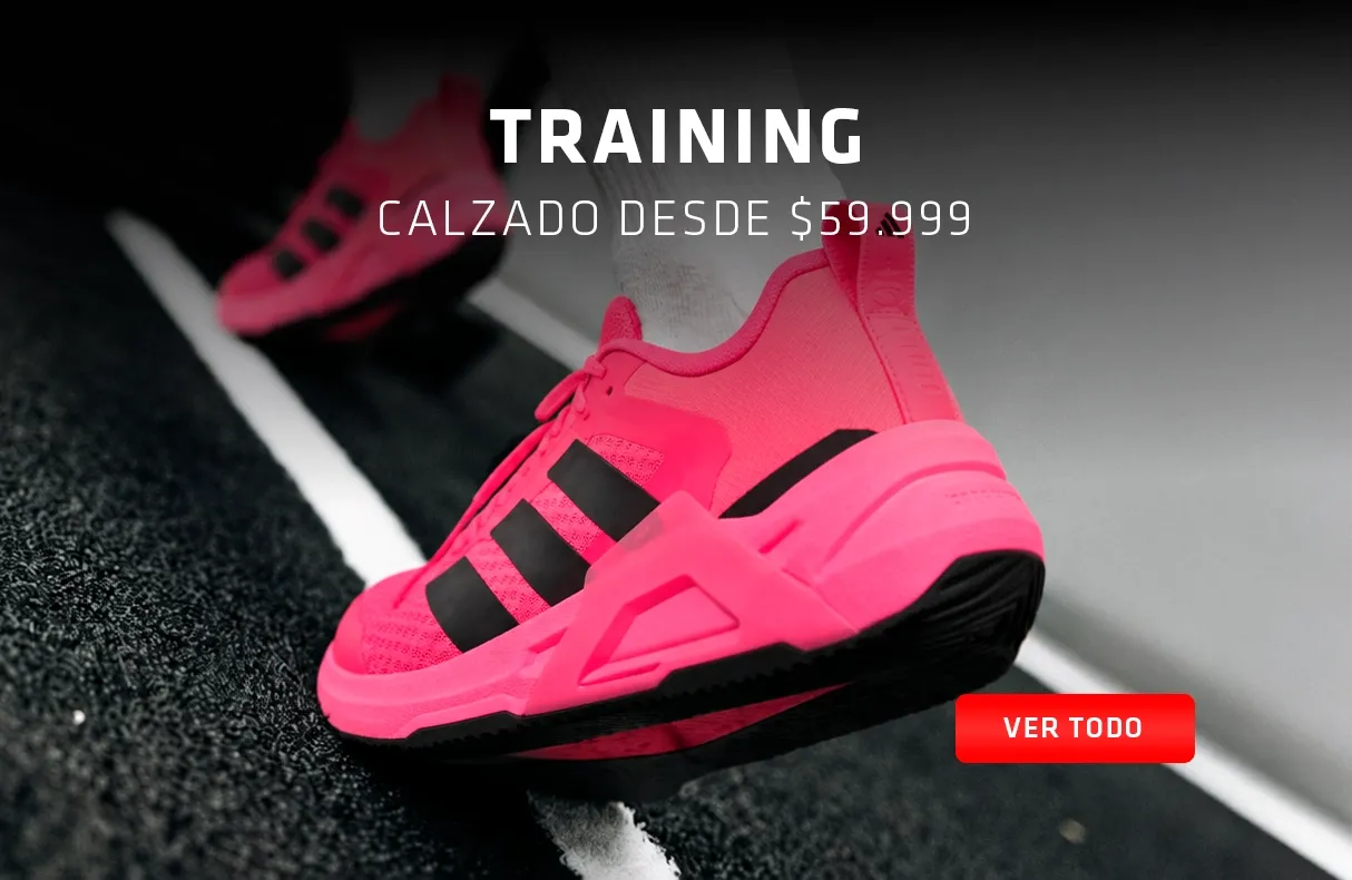 Encontrá el calzado, accesorios e indumentaria  de training ideal para tus entrenamientos. Zapatillas diseñadas para brindar estabilidad, comodidad, soporte y rendimiento en cada movimiento.